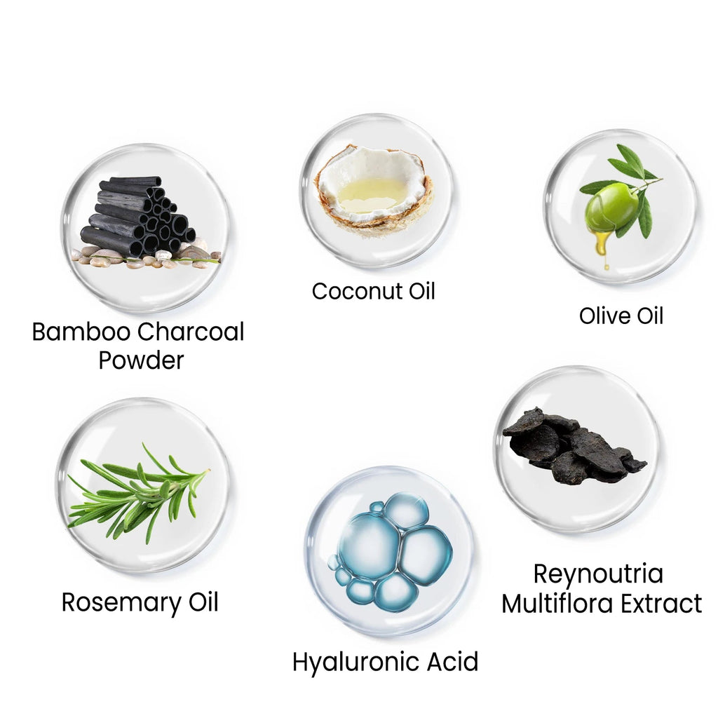 REVYA- shampoing solide au charbon de bamboo