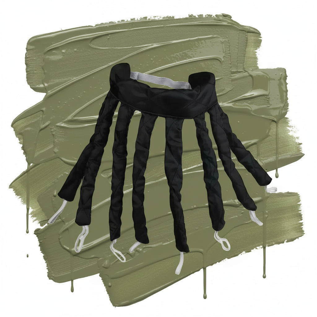 Bigoudis sans chaleur, bandeaux, ruban de soie, boucles souples pour des ondulations douces et confortables.