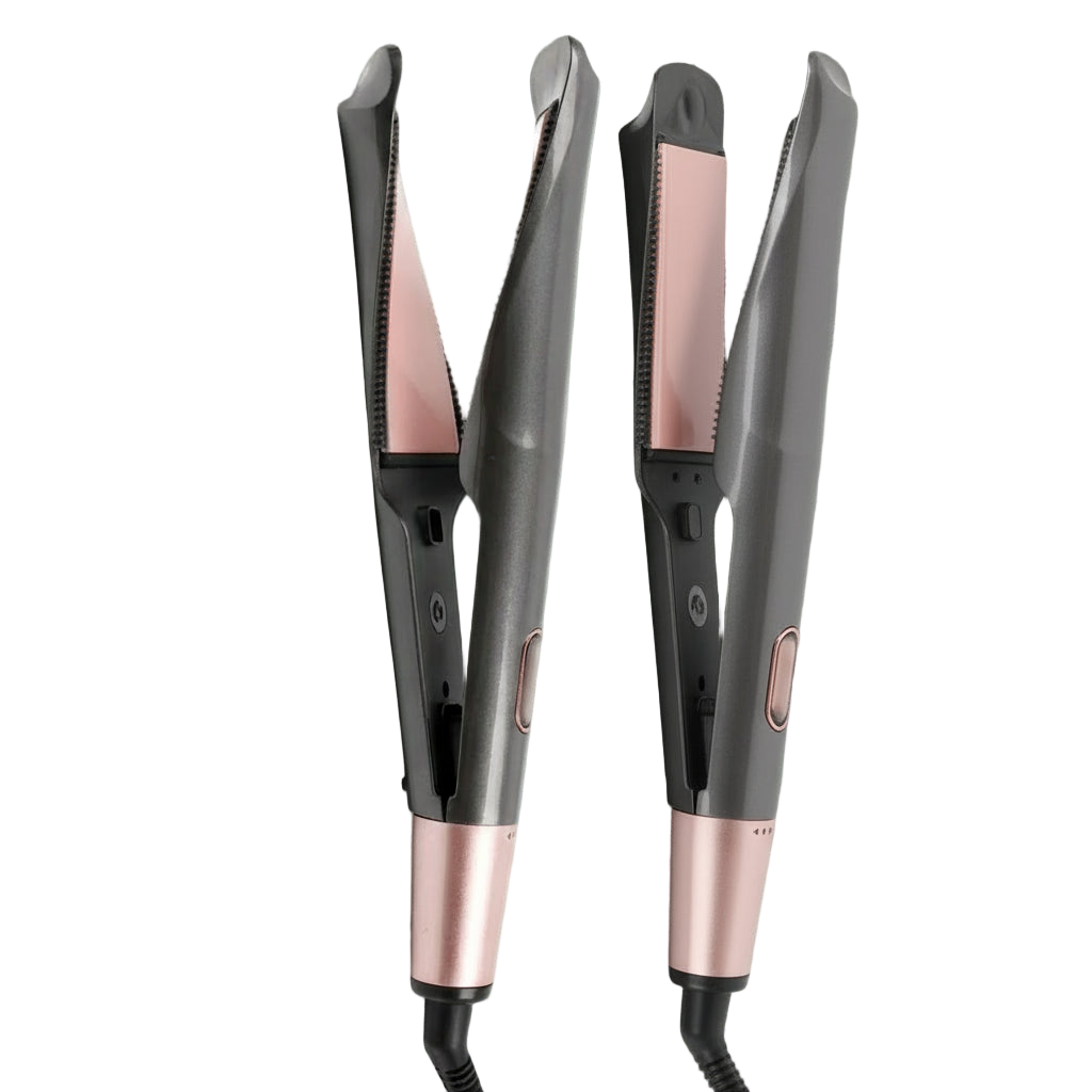 REVYA-lisseur et boucleur 2 en 1 Ceramic Tournante